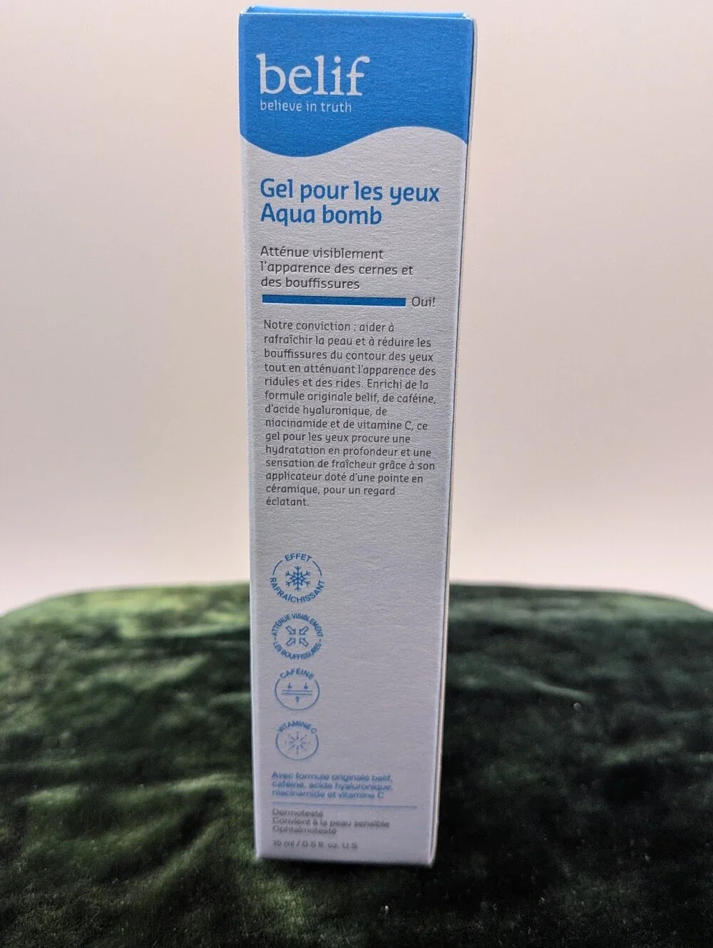 NWT Belif Aqua Bomb Eye Gel 15ml
